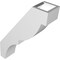 Ekena Millwork 3-in. W x 10-in. D x 14-in. H Valencia Architectural Grade PVC Knee Brace BRCP03X10X14VAL - alternate 2